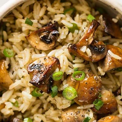 Mushroom Fried Rice 